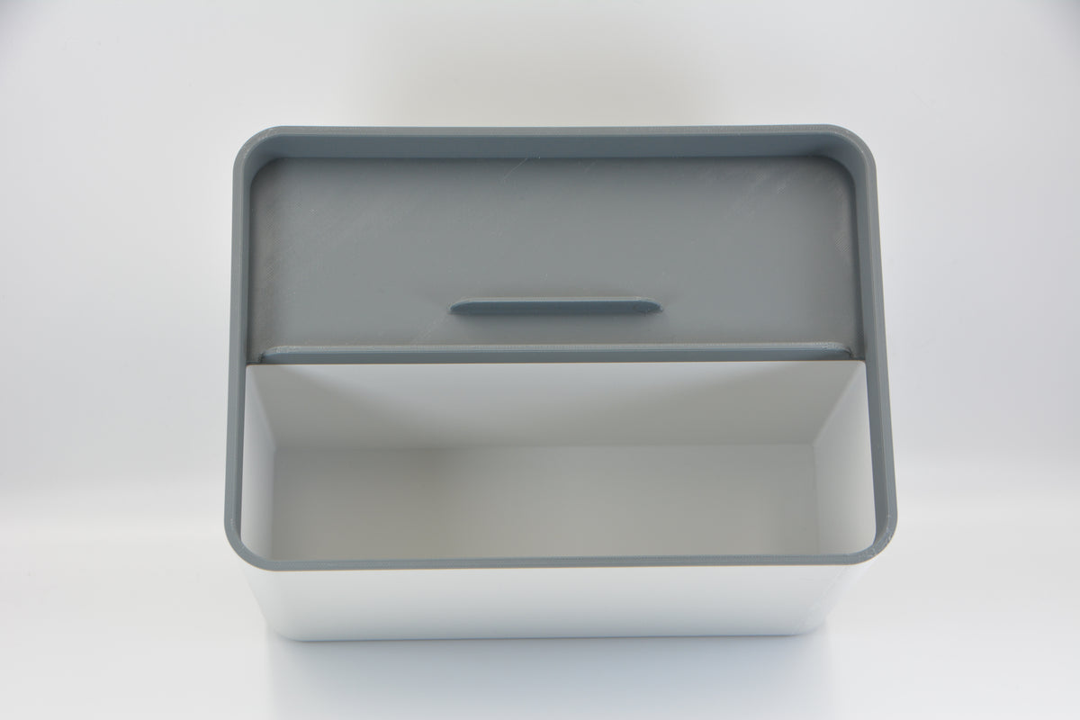 Modern Tissue Box Organiser with Storage Compartments