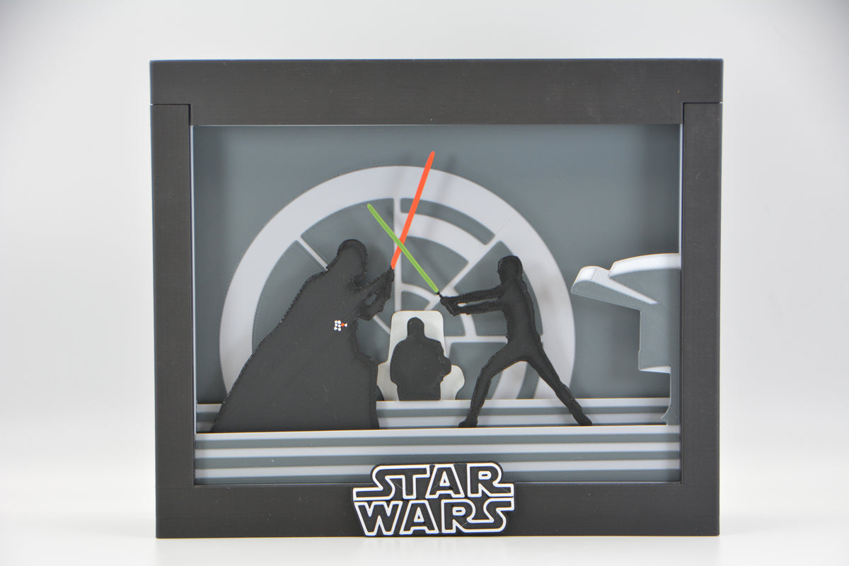 Star Wars - Duel on Death Star II Shadow Box