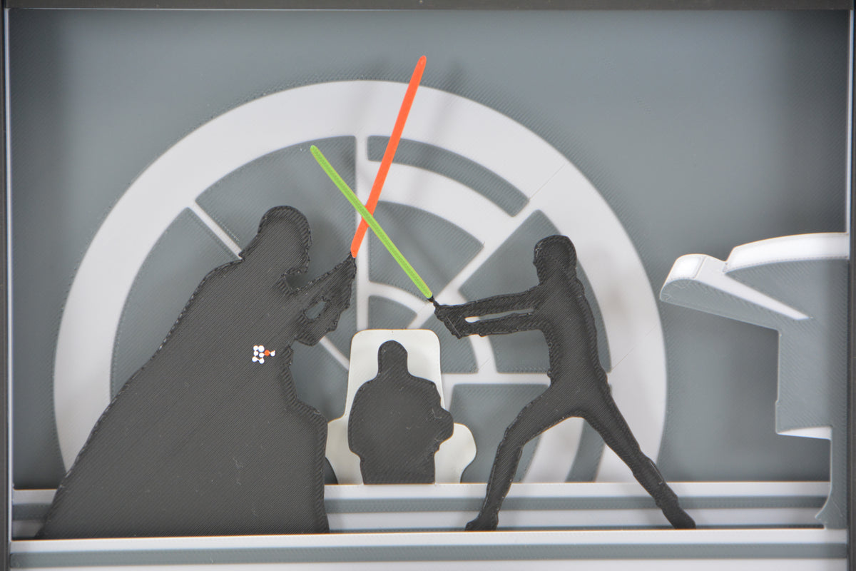 Star Wars - Duel on Death Star II Shadow Box