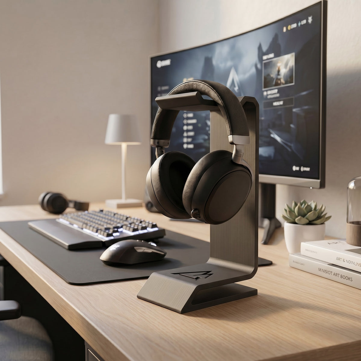 Stealth Angular Headphone Stand