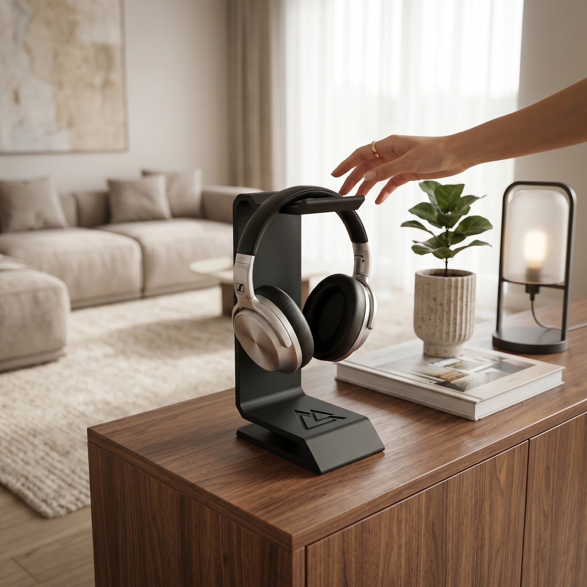 Stealth Angular Headphone Stand