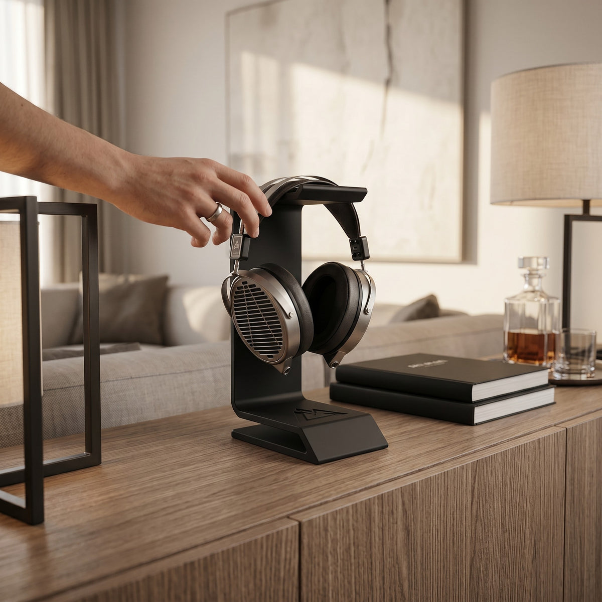 Stealth Angular Headphone Stand
