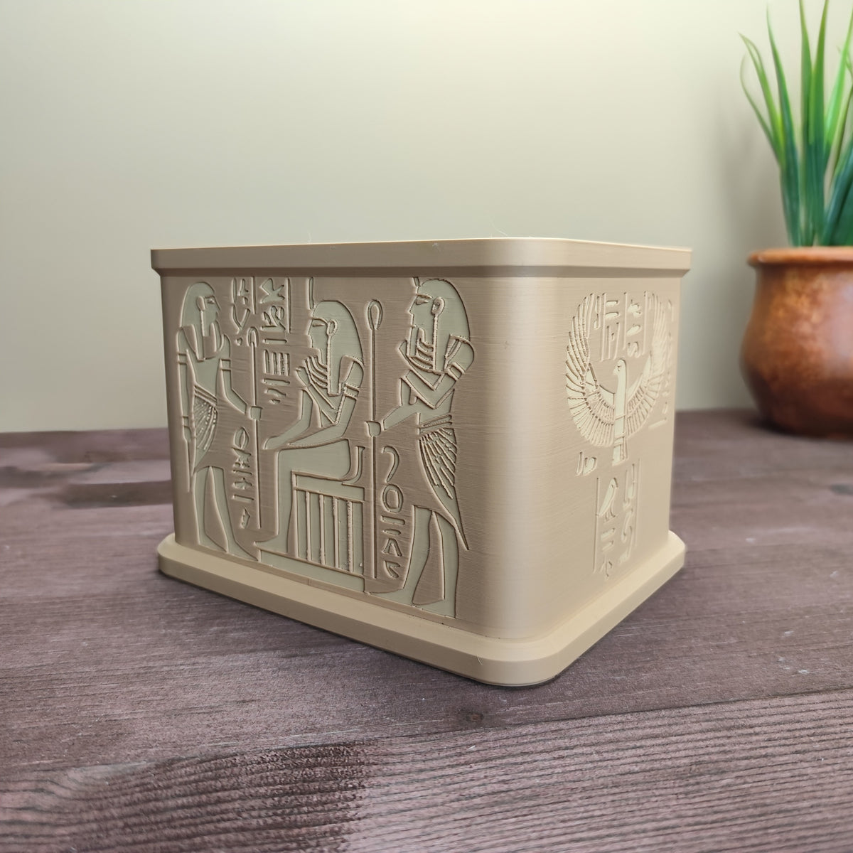 The "King Tut" Shrine Plant Pot
