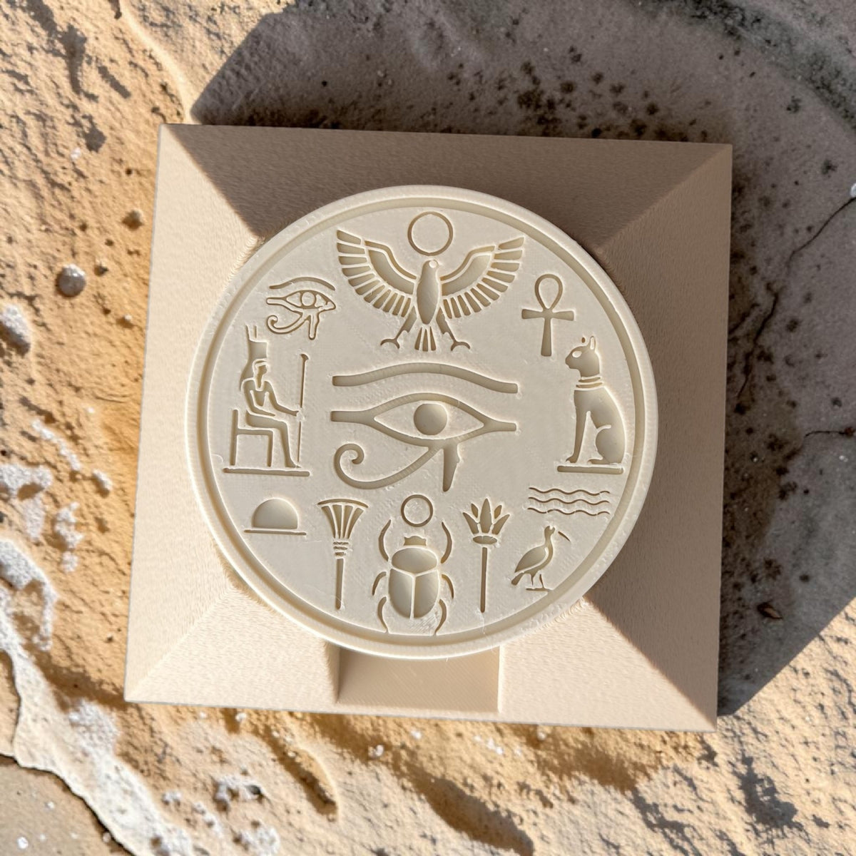 Ancient Egyptian Pyramid Coaster Set