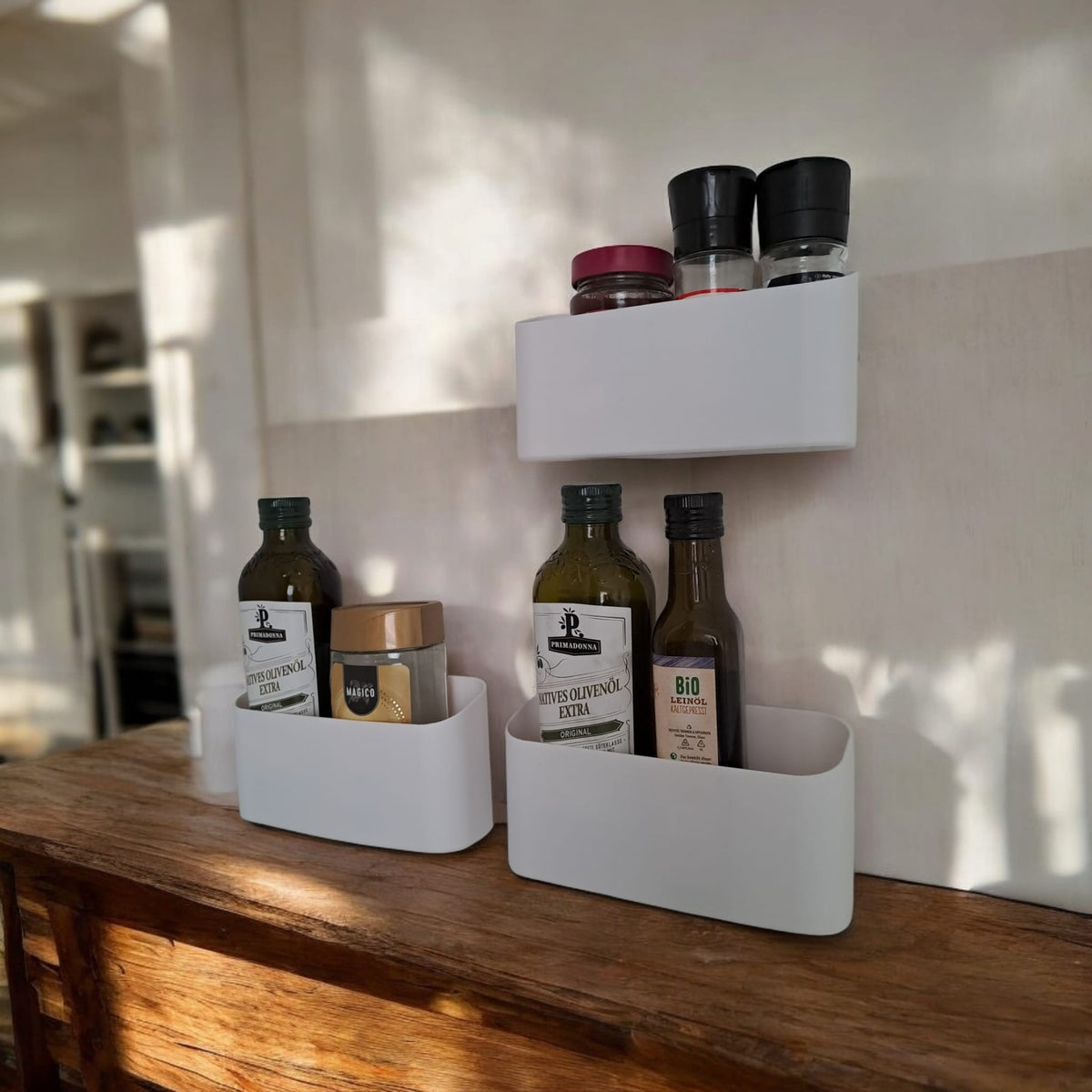 Hydro Holder – Wall-Mounted Organizer with Smart Drainage