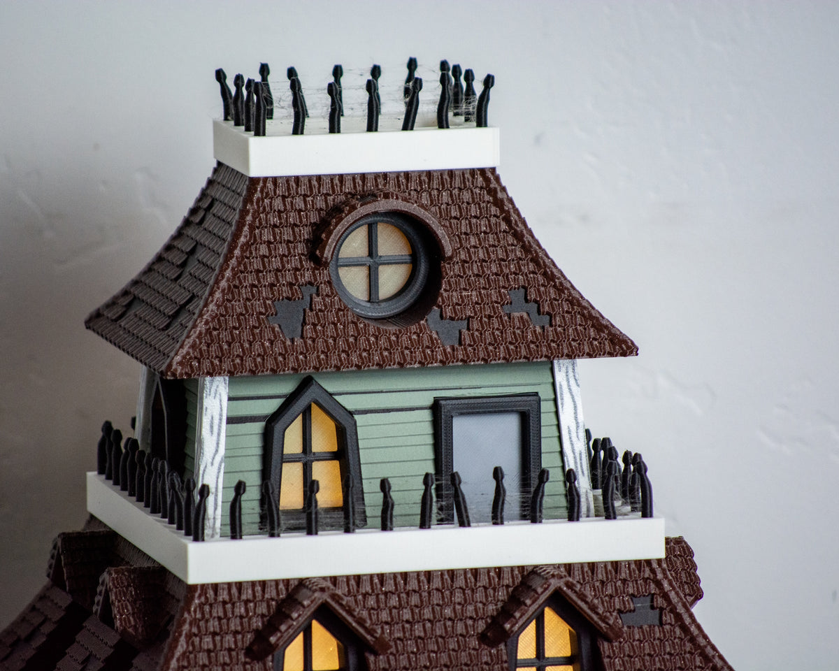 Haunted house back entrance detail
