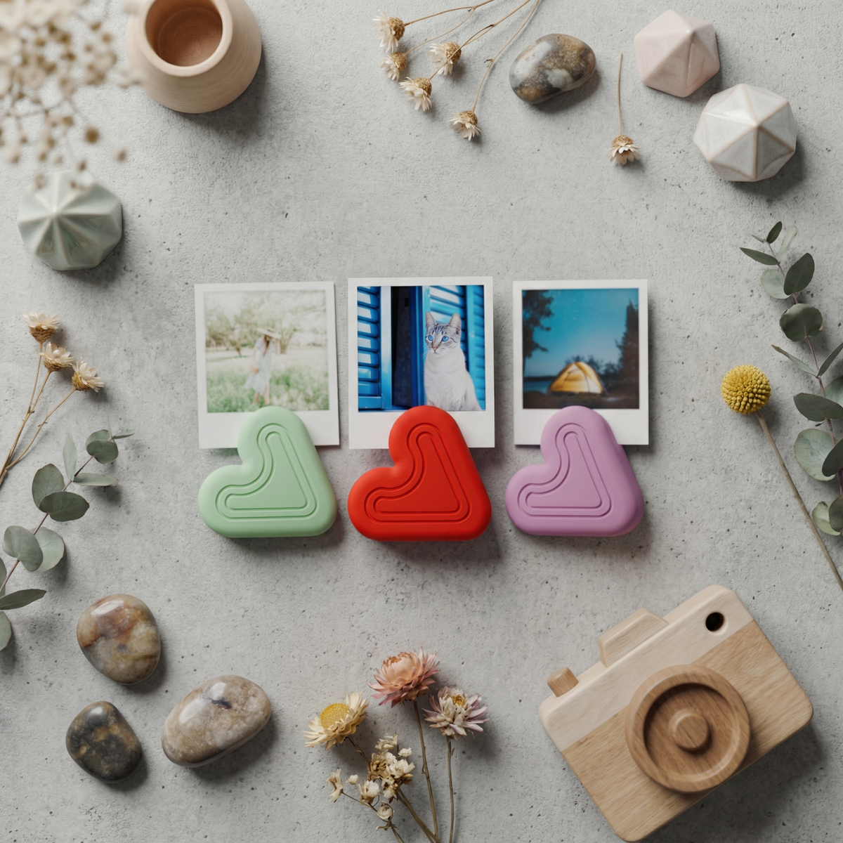Heart Photo Holder Stand