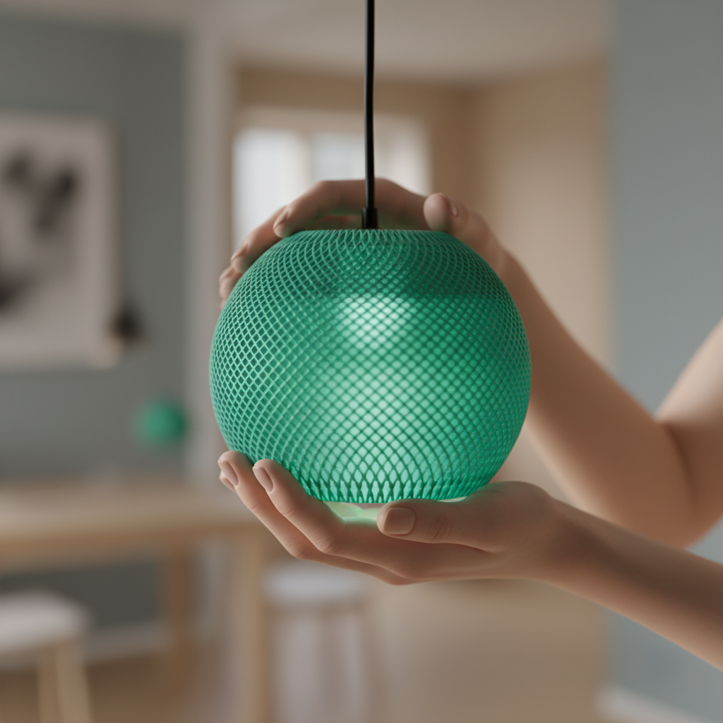GeoWeave Pendant Lampshade render view 4