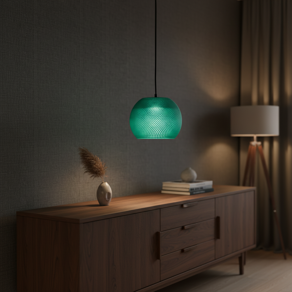 GeoWeave Pendant Lampshade render view 5