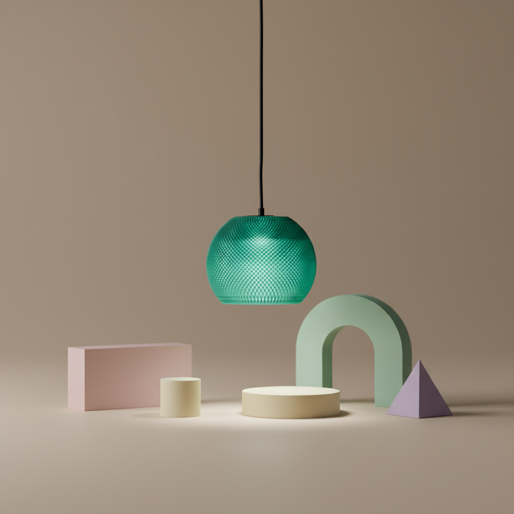 GeoWeave Pendant Lampshade render view 6