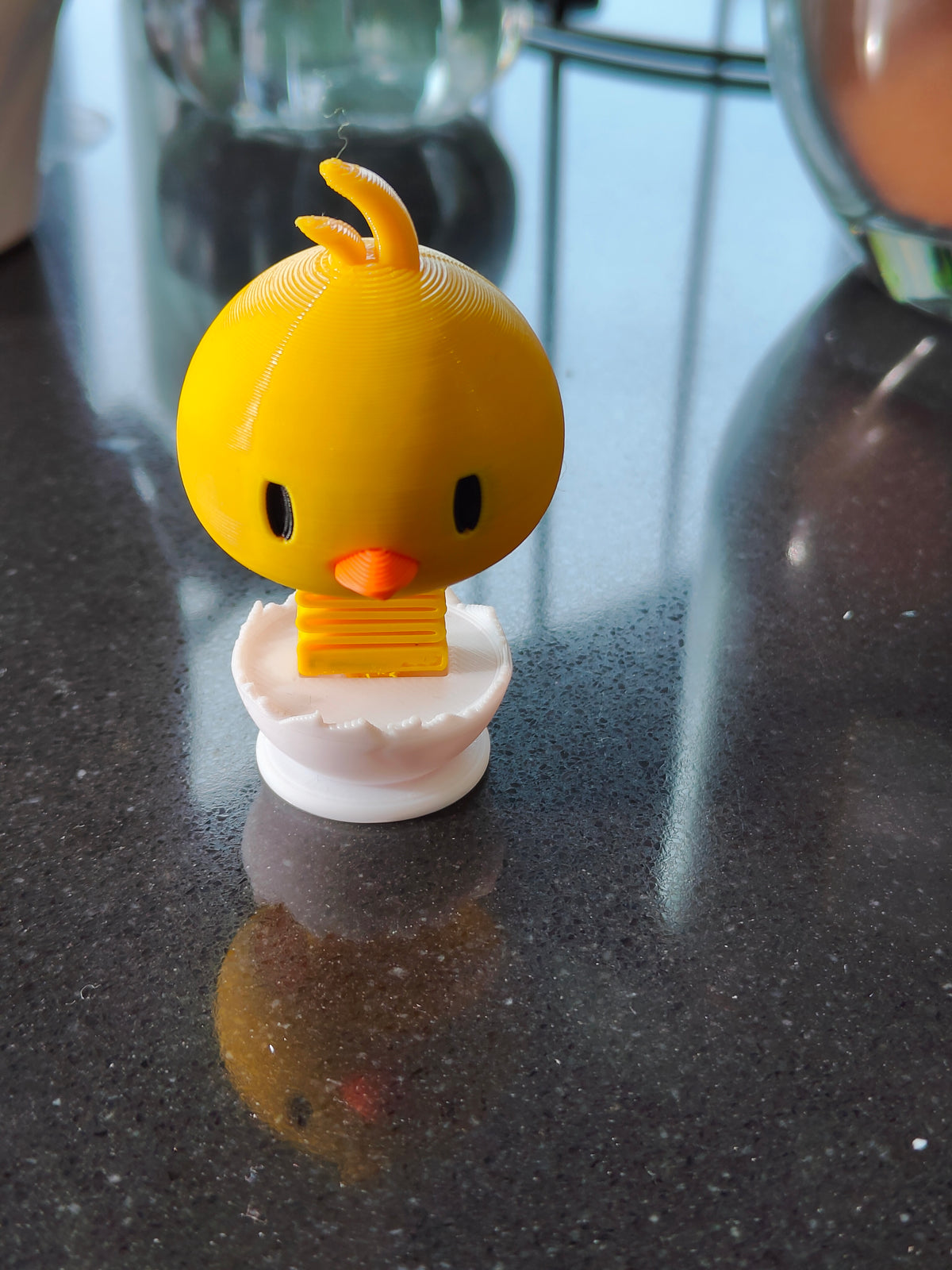 Chick Springie | Easter 3D Printed Figure