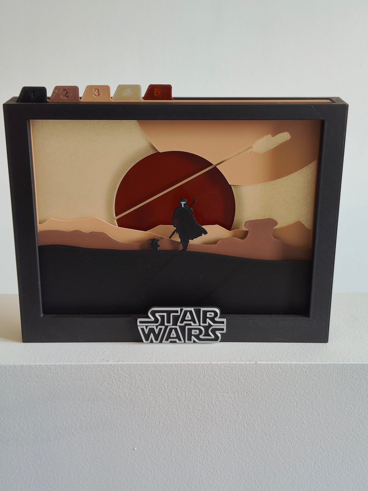 The Mandalorian Shadow Box (A)