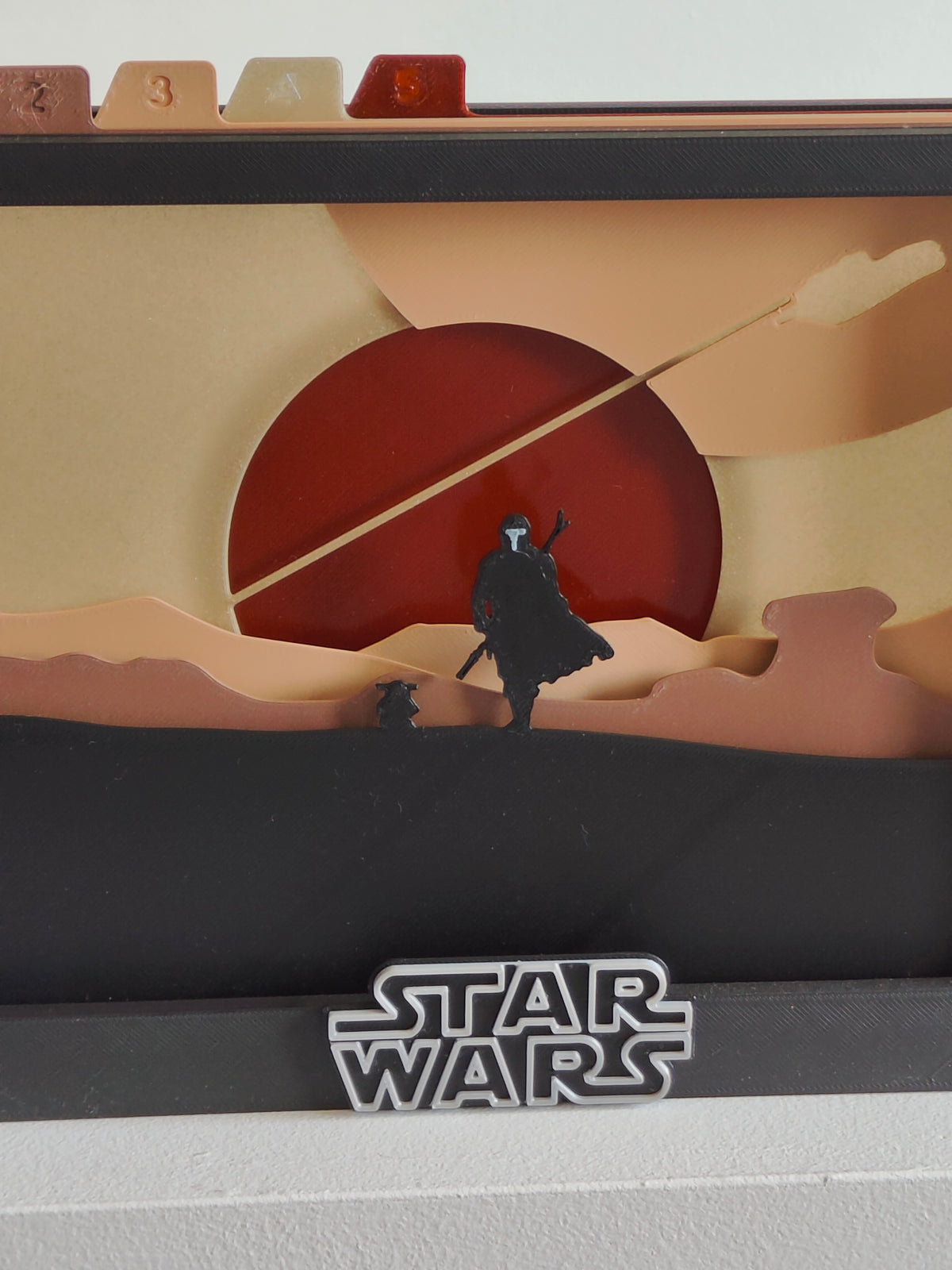 The Mandalorian Shadow Box (A)