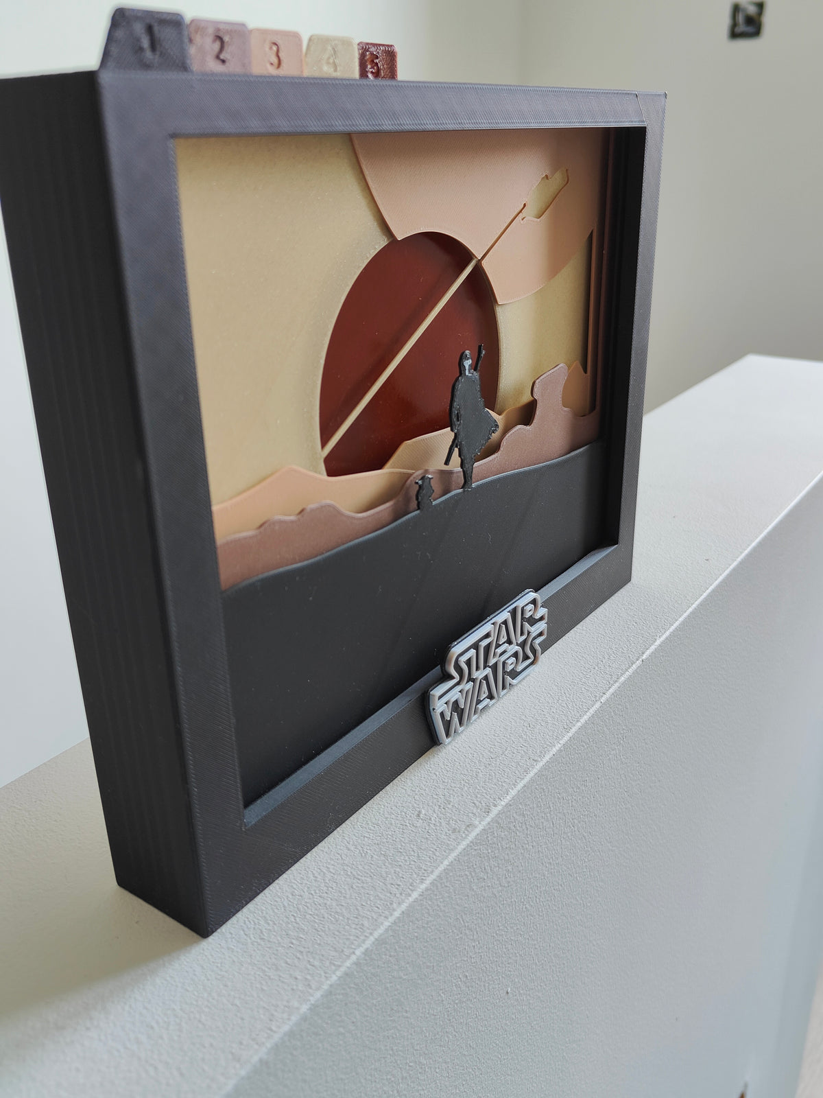 The Mandalorian Shadow Box (A)