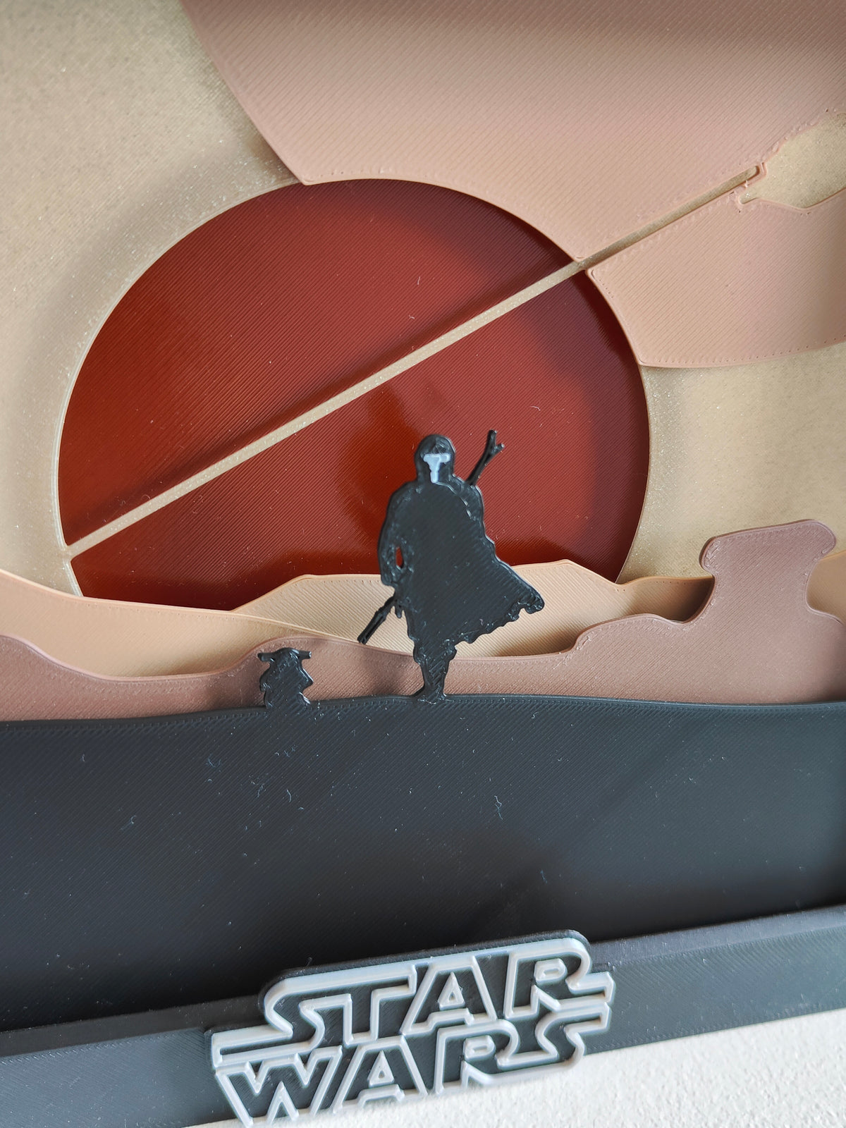 The Mandalorian Shadow Box (A)