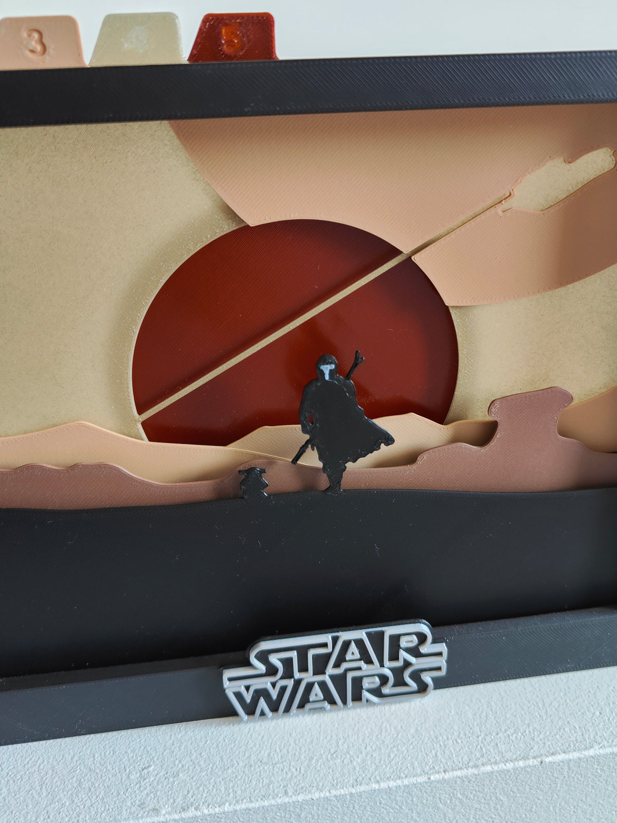 The Mandalorian Shadow Box (A)