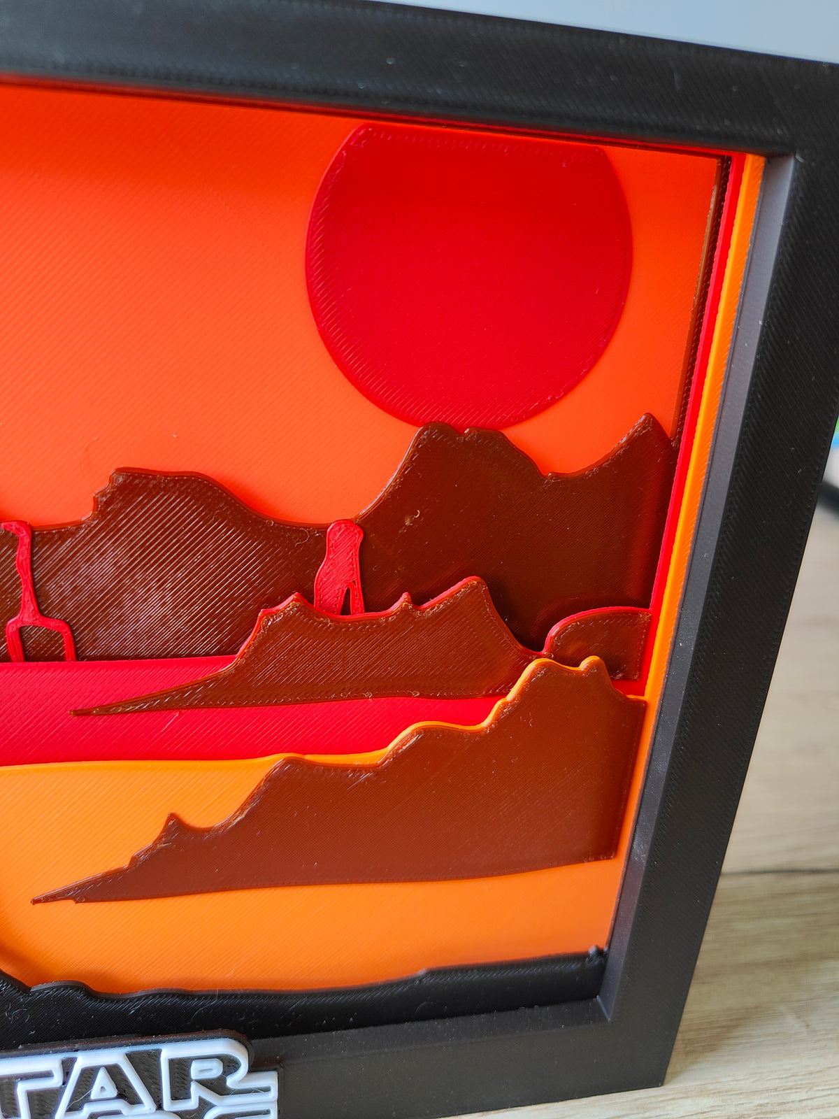 Star Wars - Duel on Mustafar Shadow Box