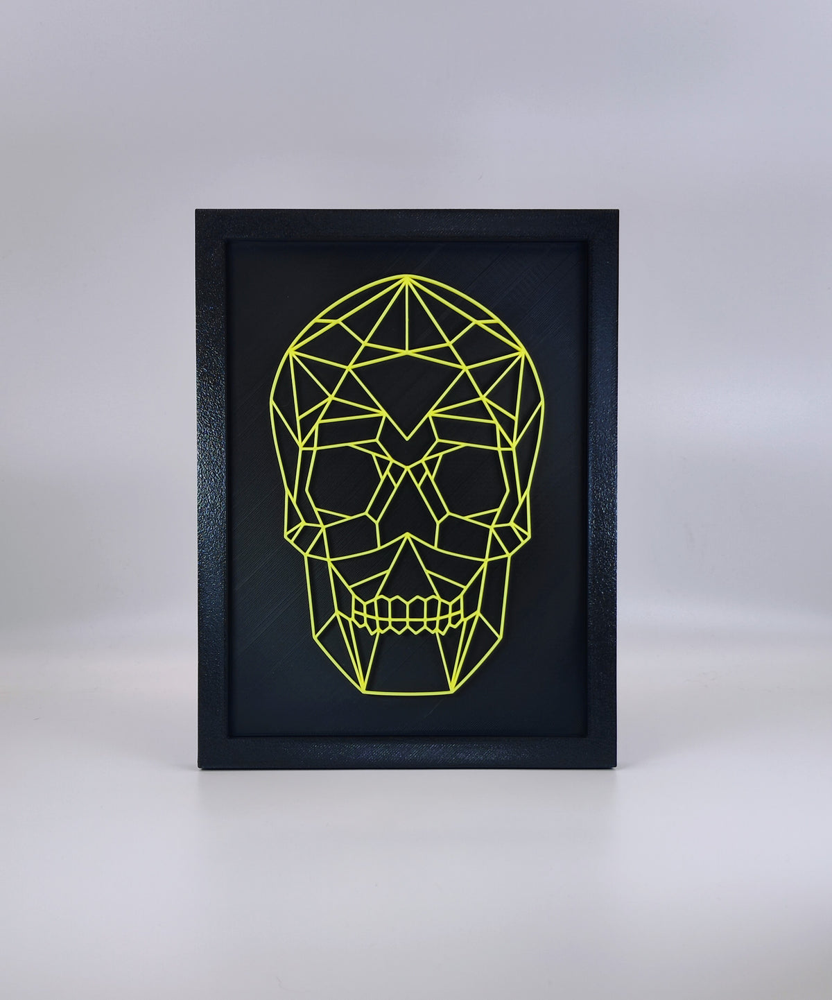 Geometric Glow-in-the-Dark Skull | Halloween Decor