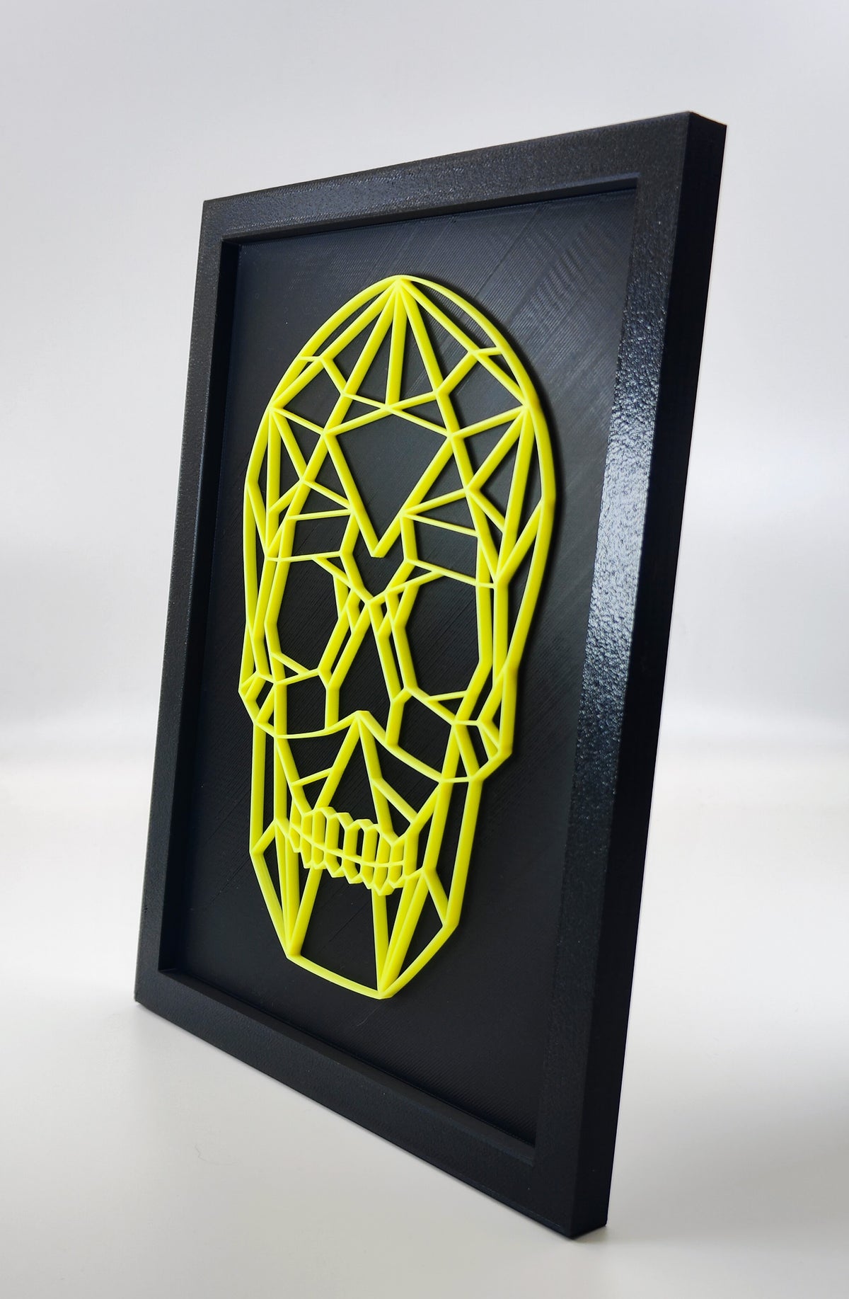 Geometric Glow-in-the-Dark Skull | Halloween Decor