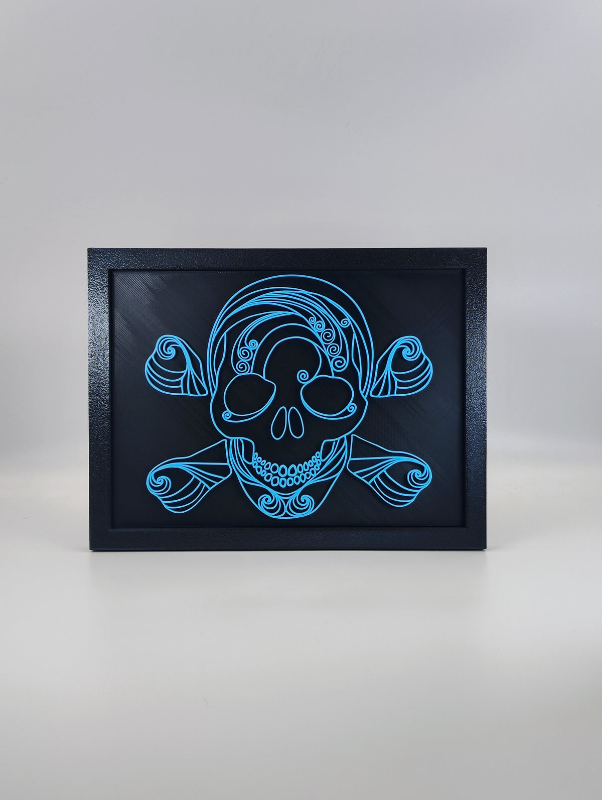 Spooky Swirls: Glow-in-the-Dark Skull & Bones