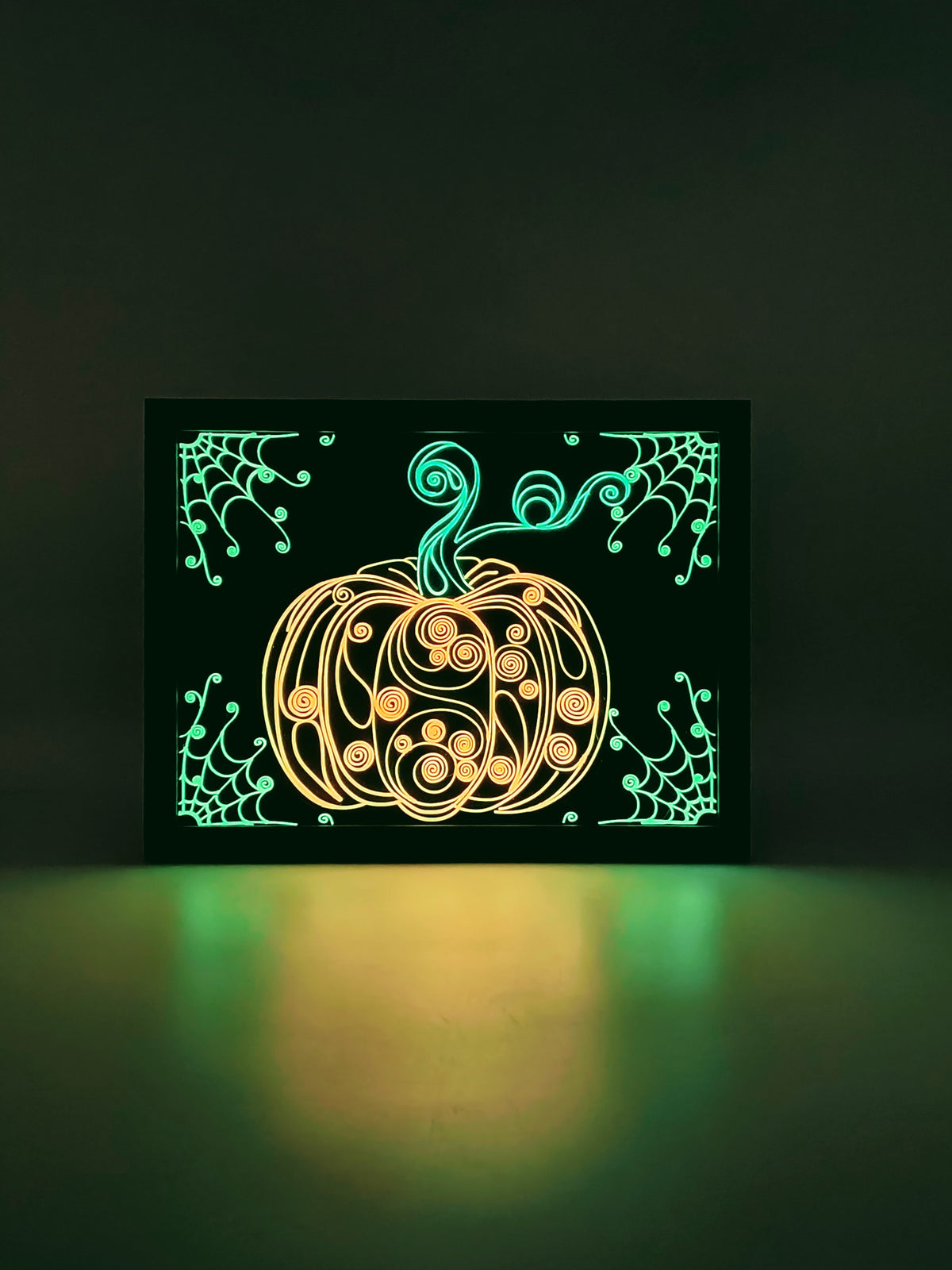 Spooky Swirls: Glow-in-the-Dark Pumpkin