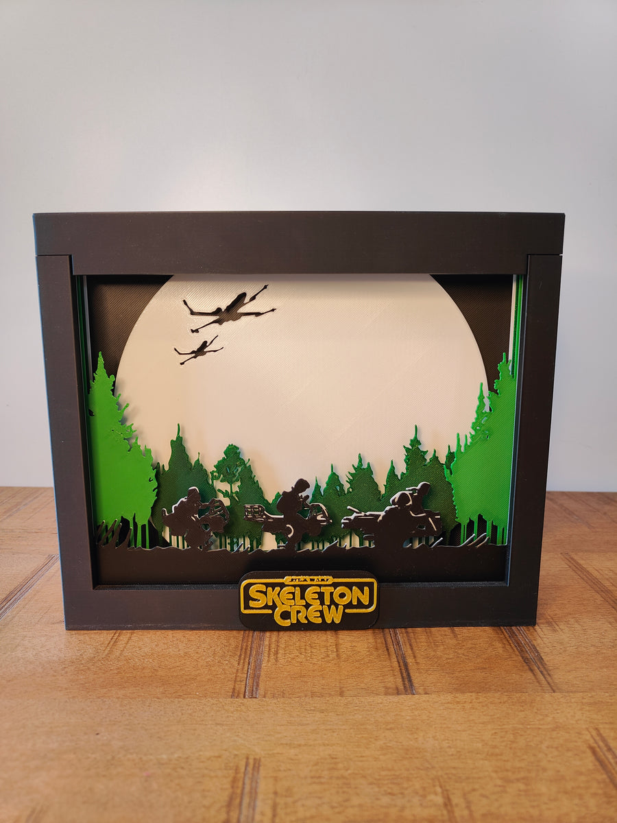 Star Wars - Skeleton Crew Shadow Box