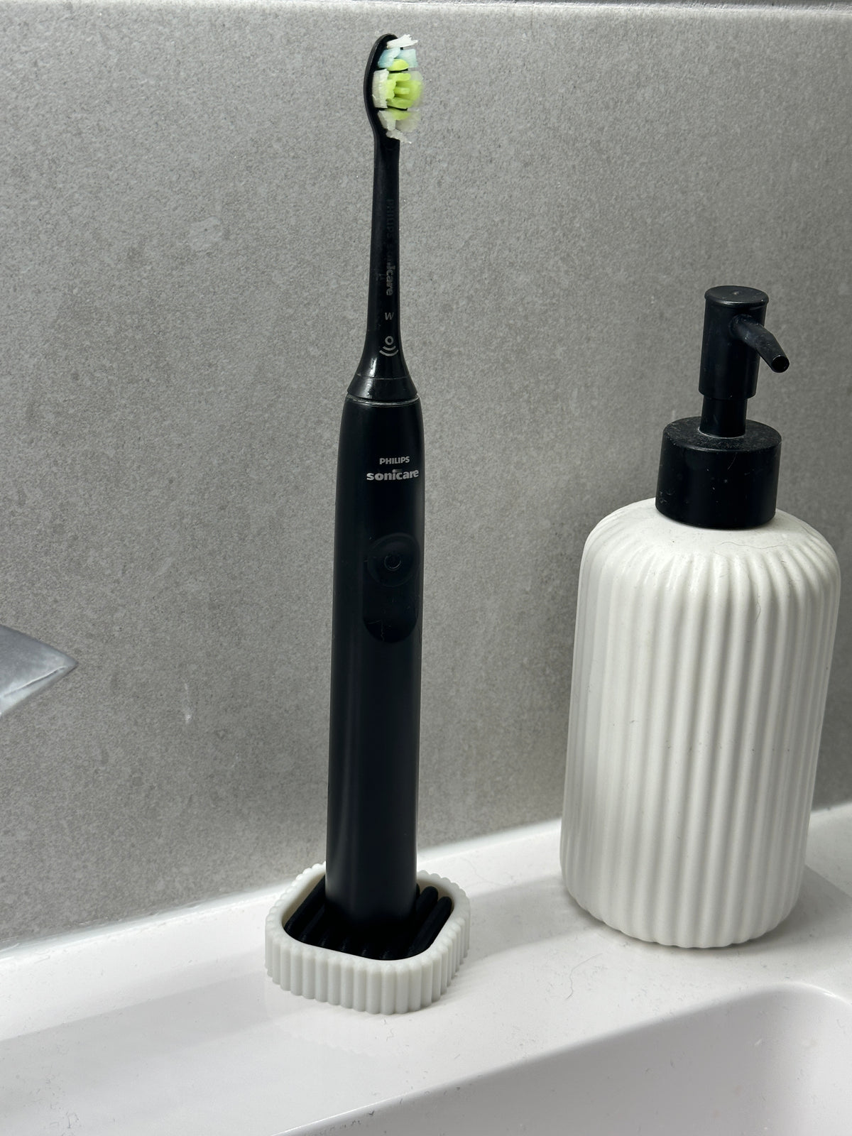 Textured Toothbrush Organizer Base