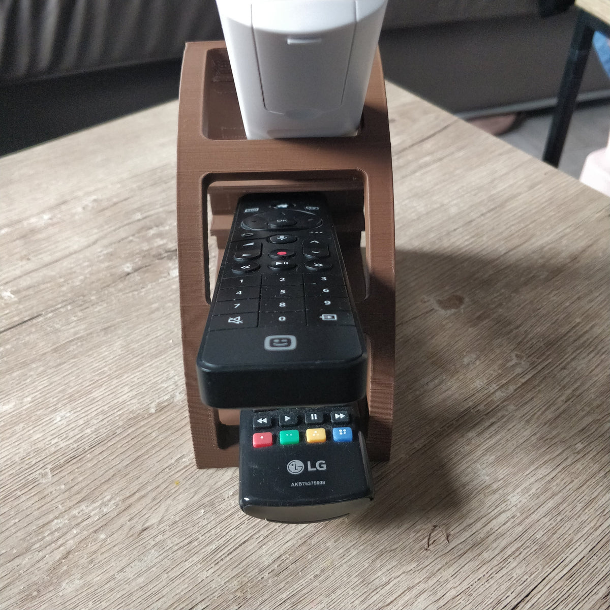 Remote Control Organiser — Arched Tiered Shelf