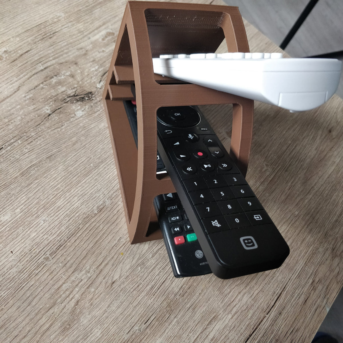 Remote Control Organiser — Arched Tiered Shelf