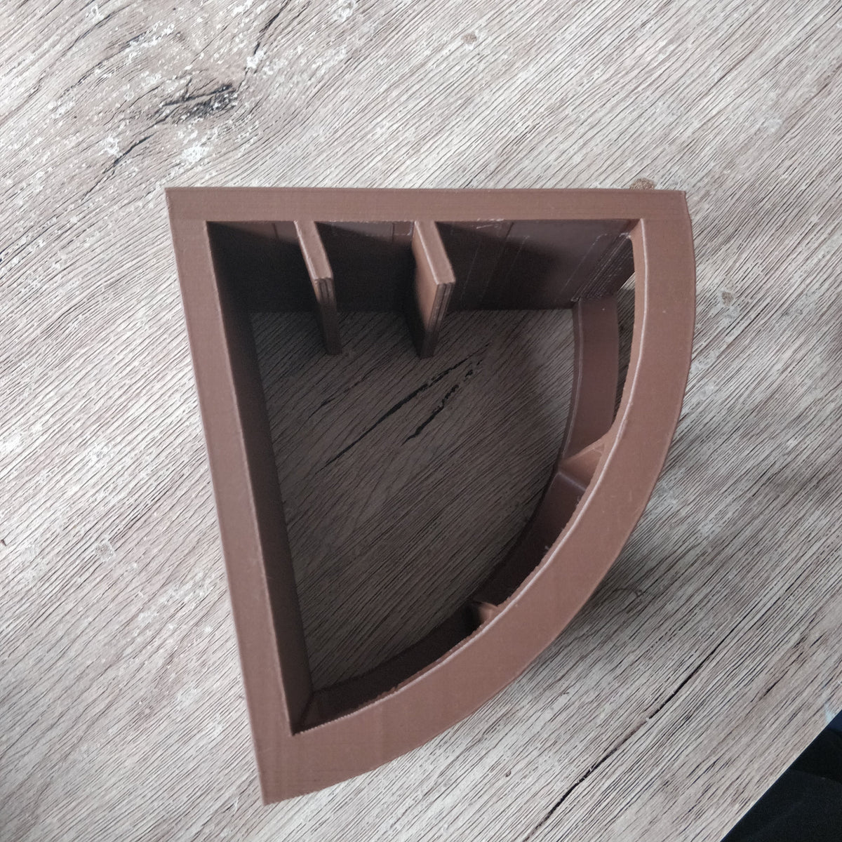 Remote Control Organiser — Arched Tiered Shelf
