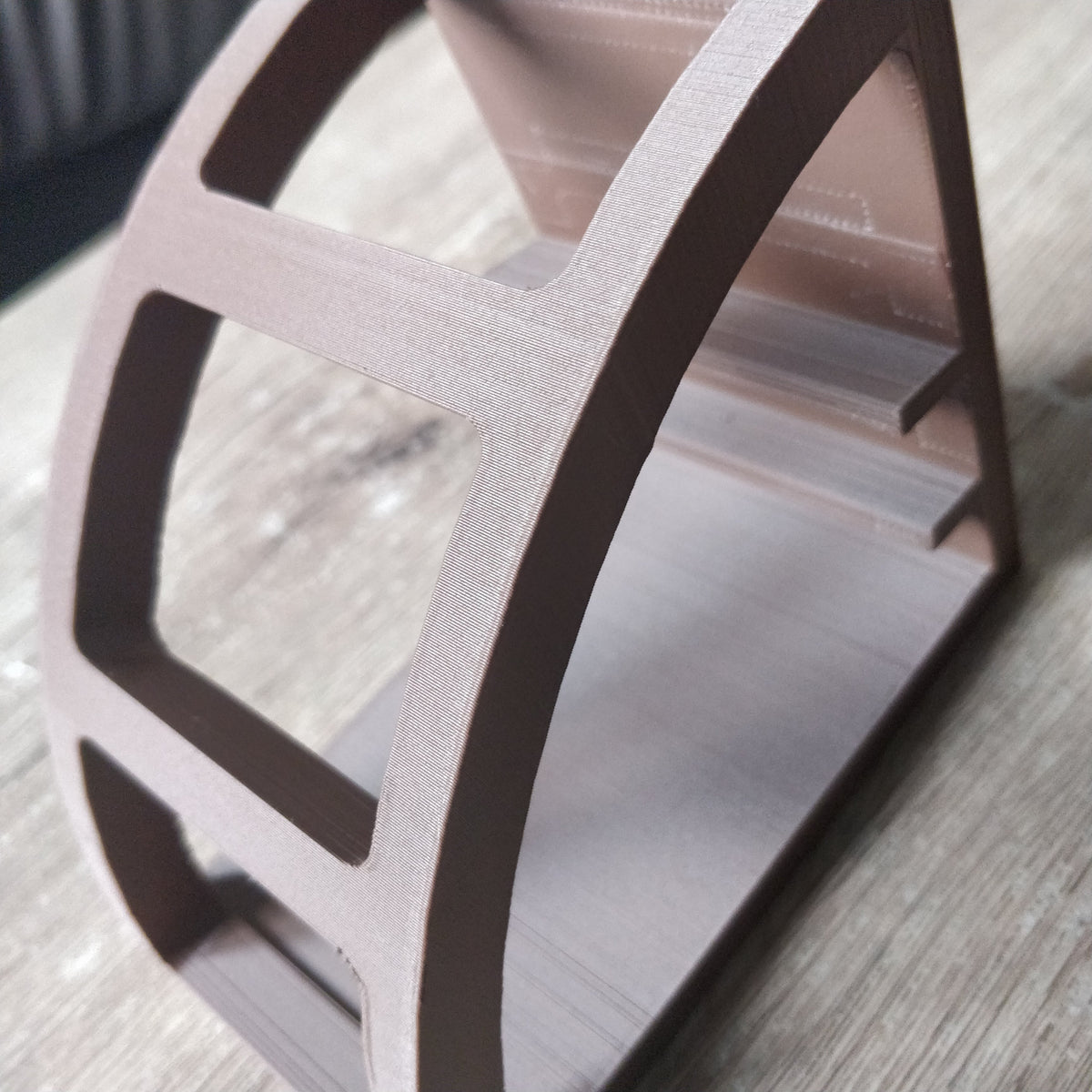 Remote Control Organiser — Arched Tiered Shelf