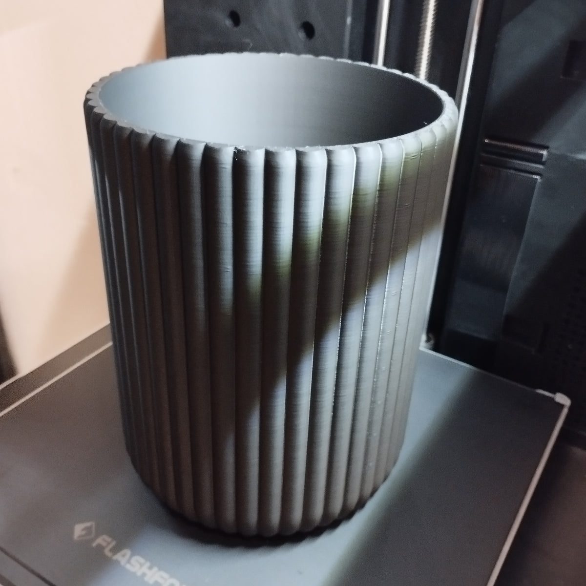 Ribbed Cylinder Utensil Holder