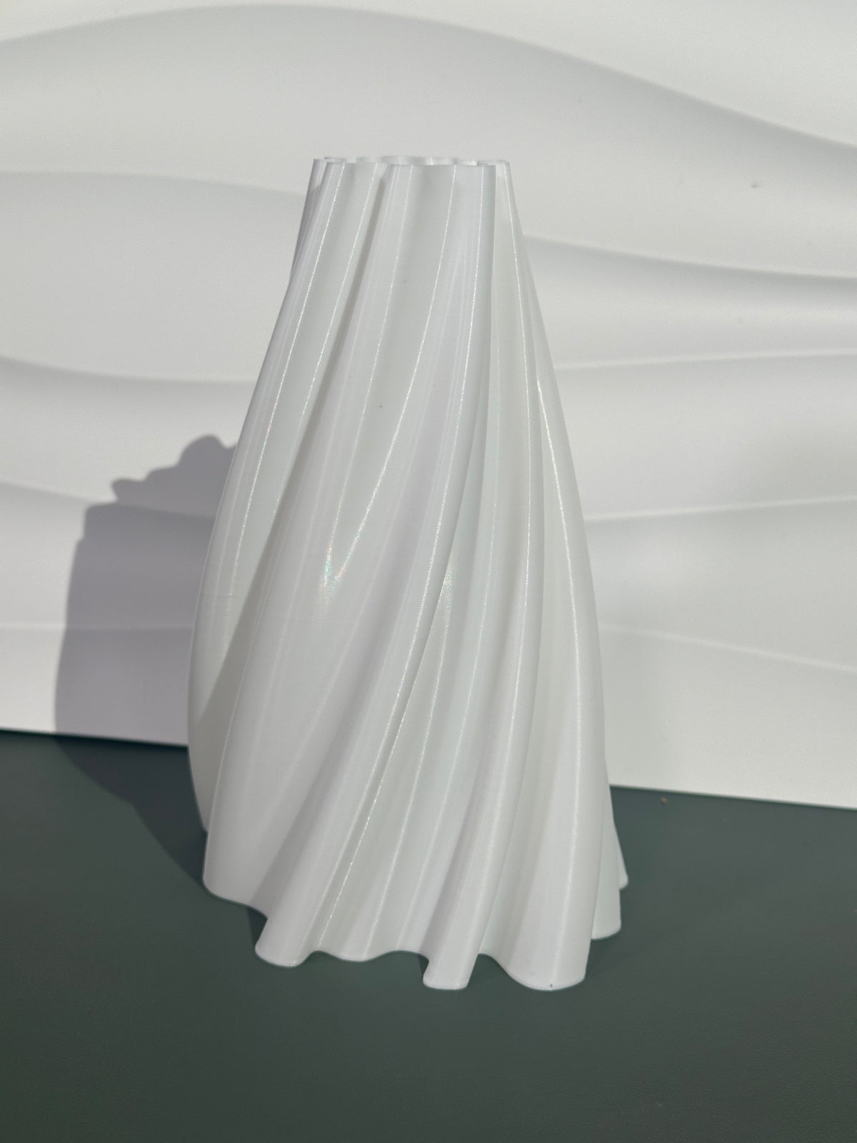 Modern Spiral Twist Vase
