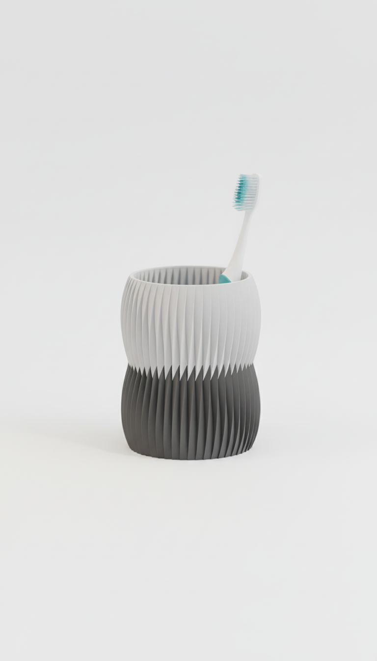 Modern Twist Toothbrush Holder product shot 2