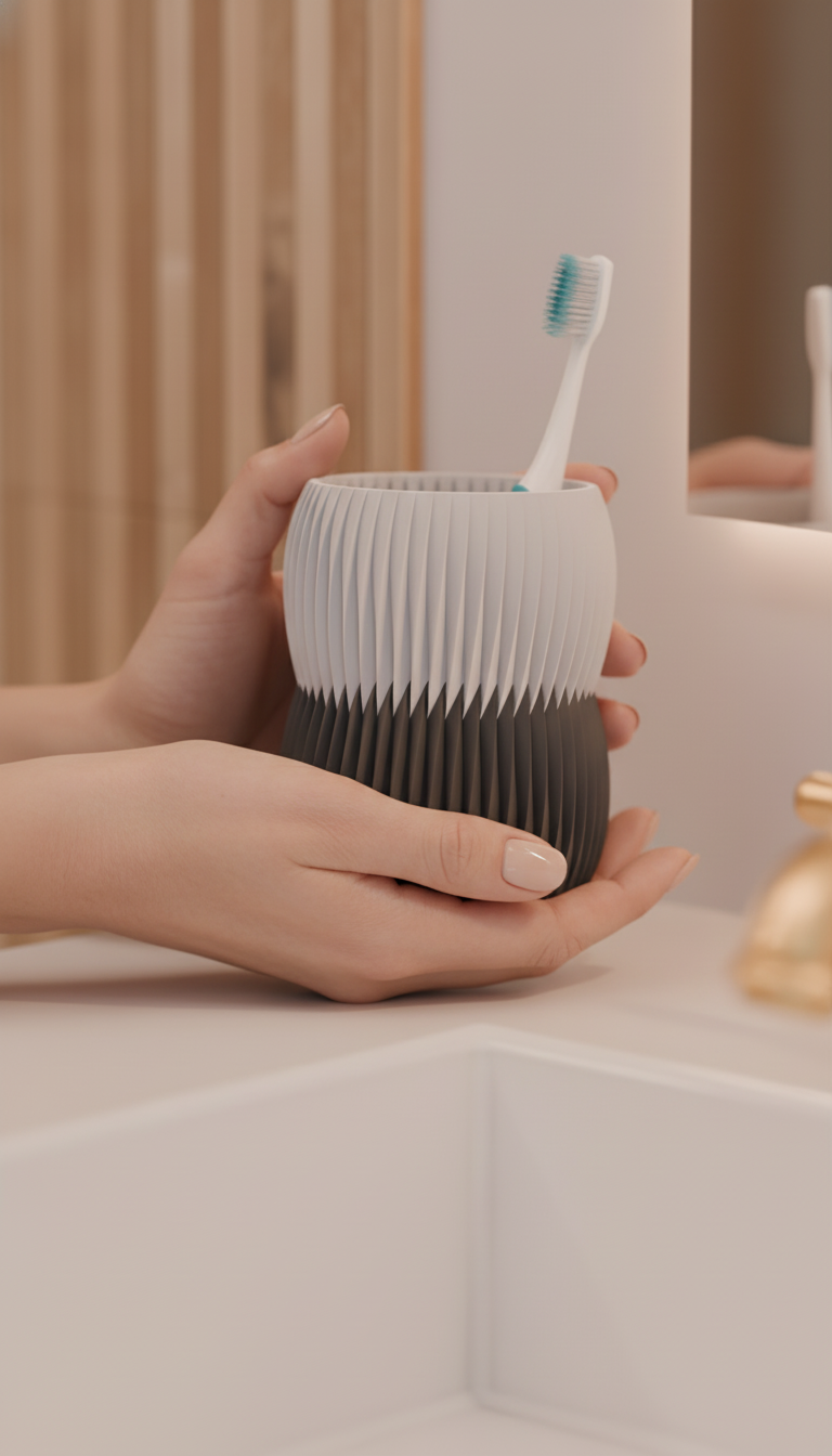 Modern Twist Toothbrush Holder product shot 4