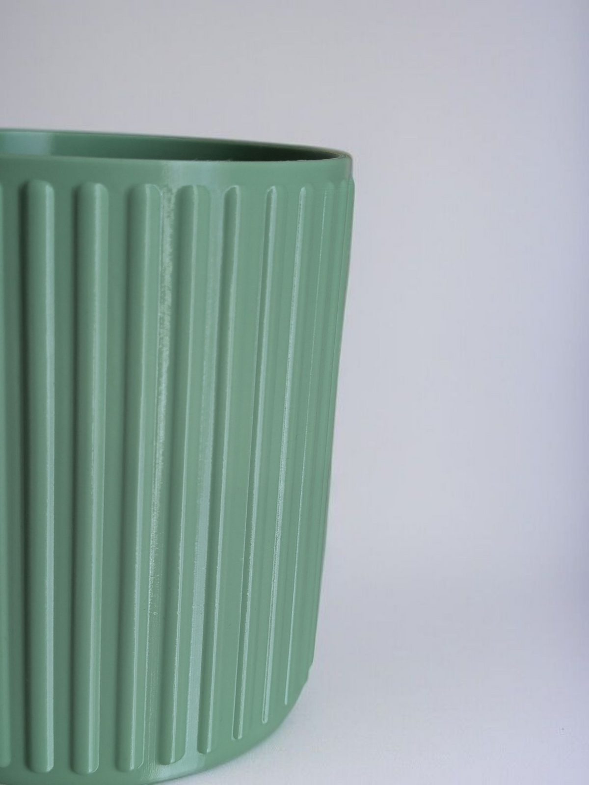 Ribbed Cylinder Utensil Holder