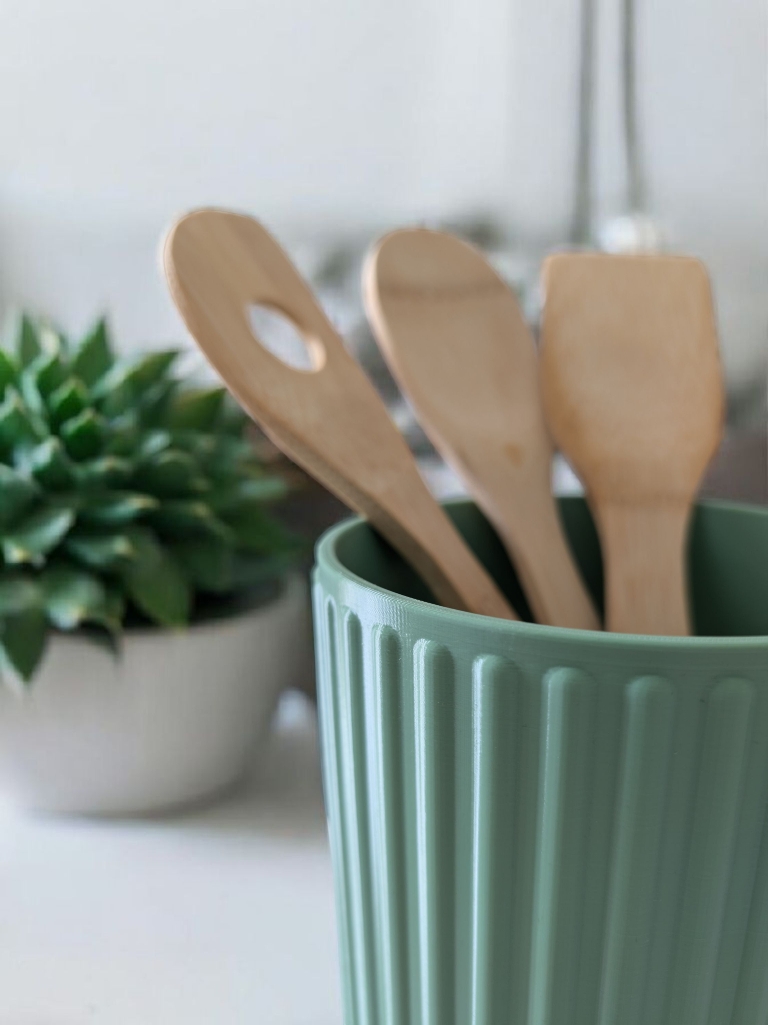 RibWeave – Hygge Ribbed Utensil Holder