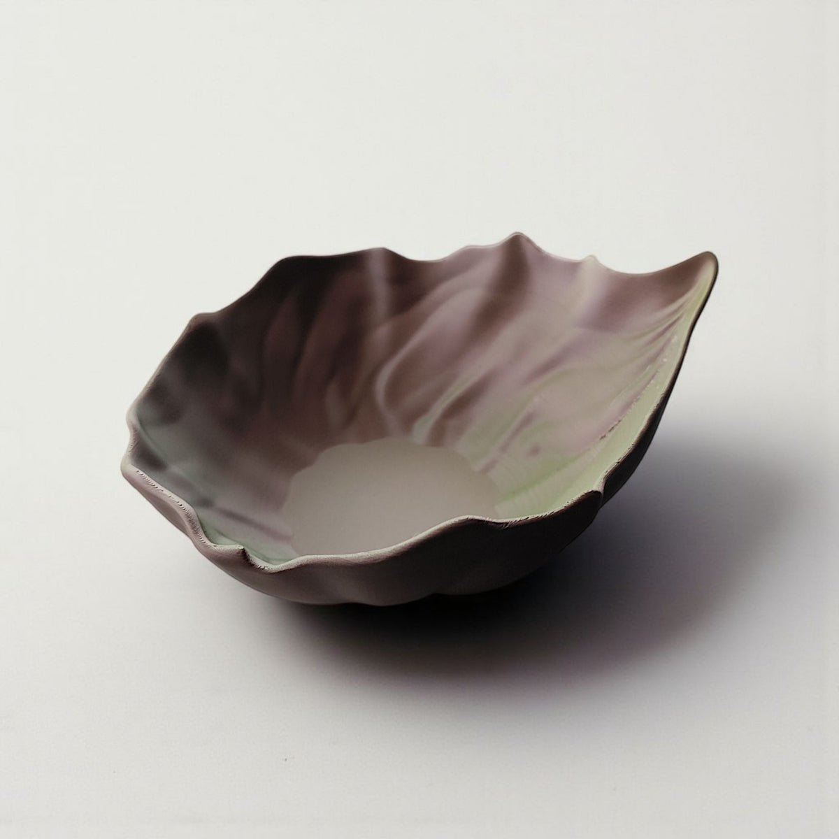 Curled Leaf Decorative Bowl