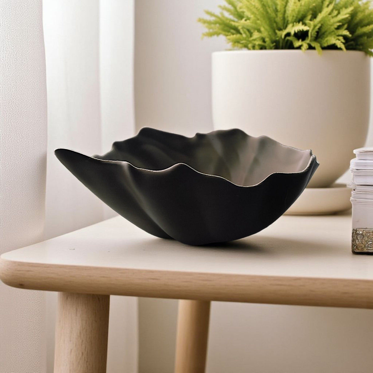 Curled Leaf Decorative Bowl