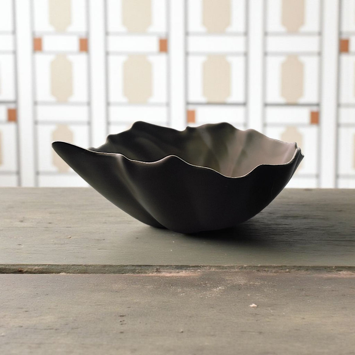 Curled Leaf Decorative Bowl