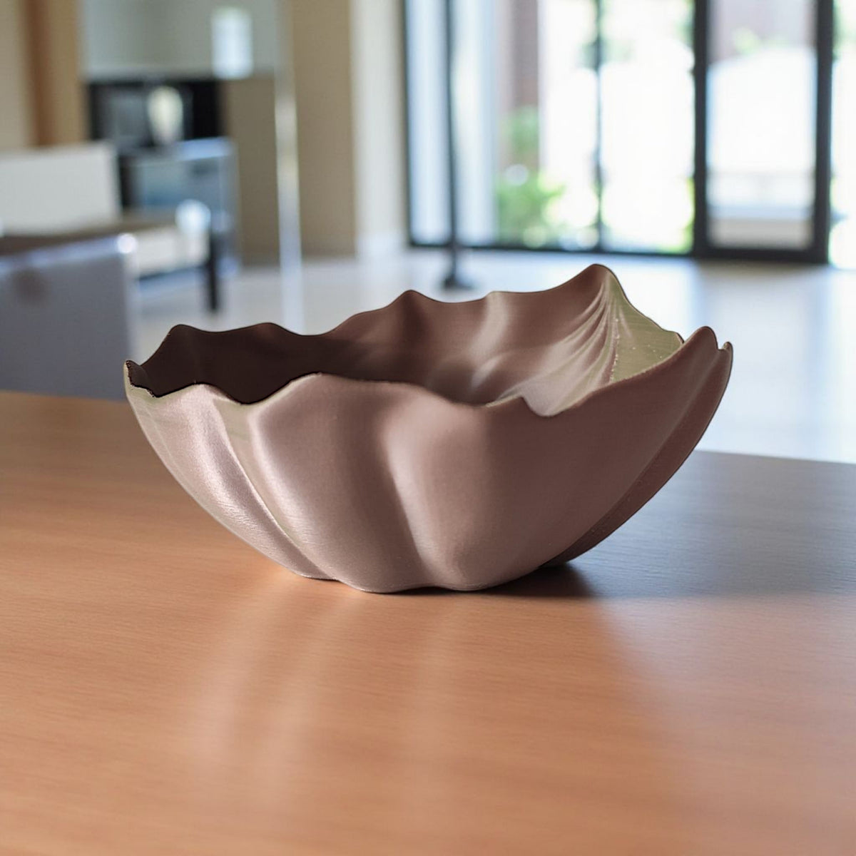 Curled Leaf Decorative Bowl