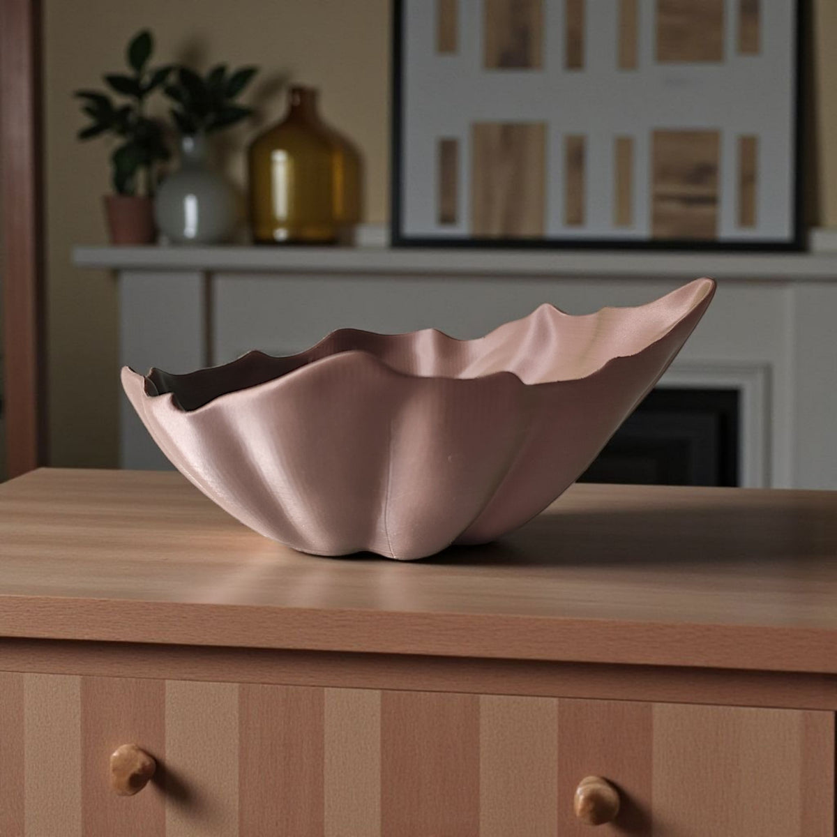 Curled Leaf Decorative Bowl