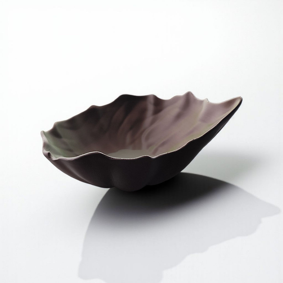 Curled Leaf Decorative Bowl