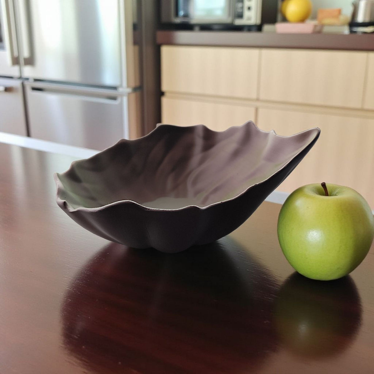 Curled Leaf Decorative Bowl