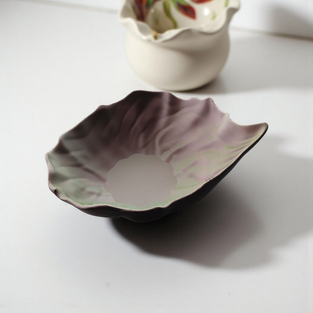 Curled Leaf Decorative Bowl