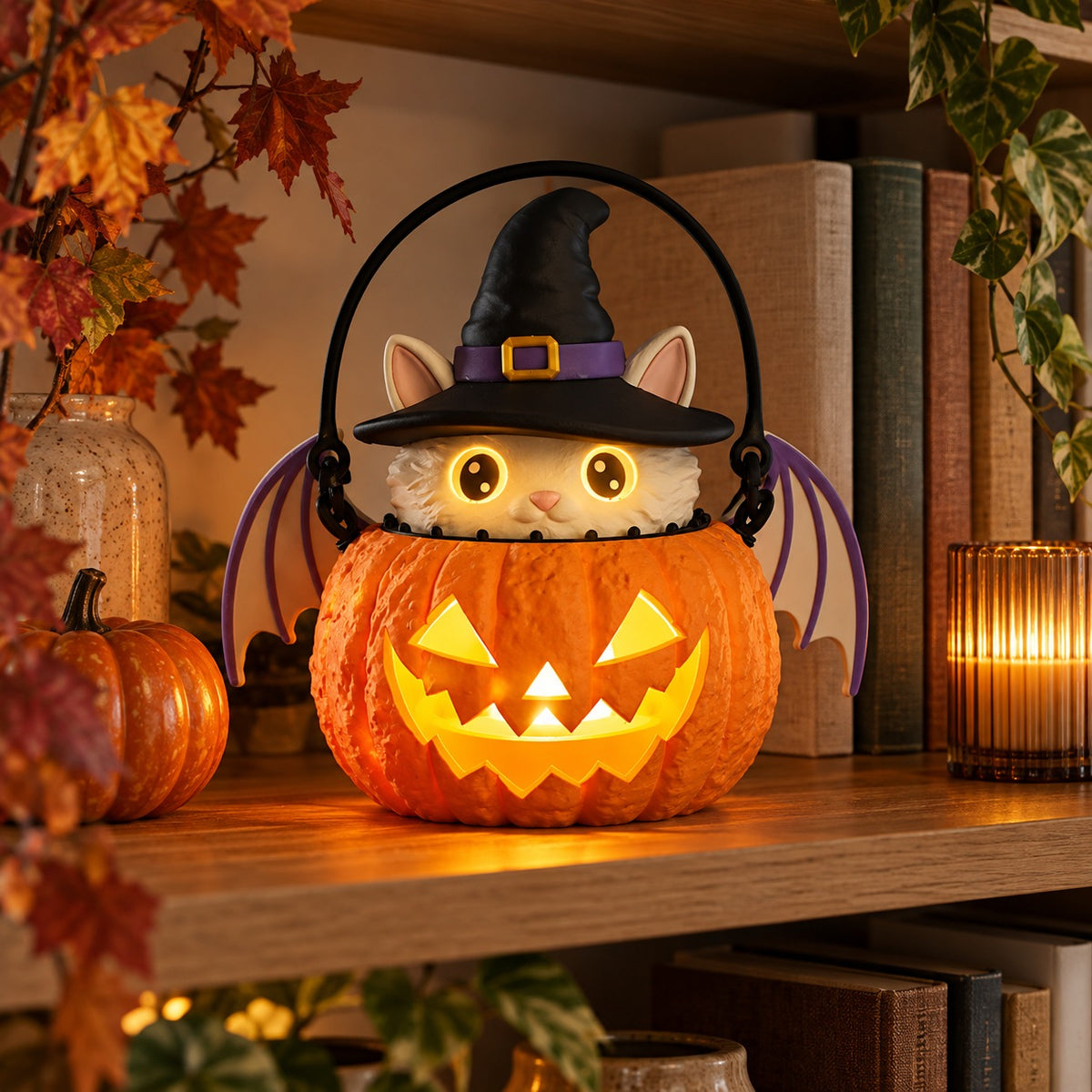 Pumpkin with Cat