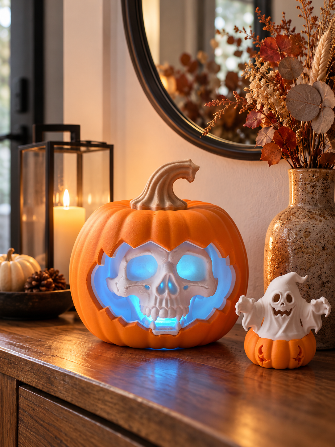 Pumpkin and Ghost Set