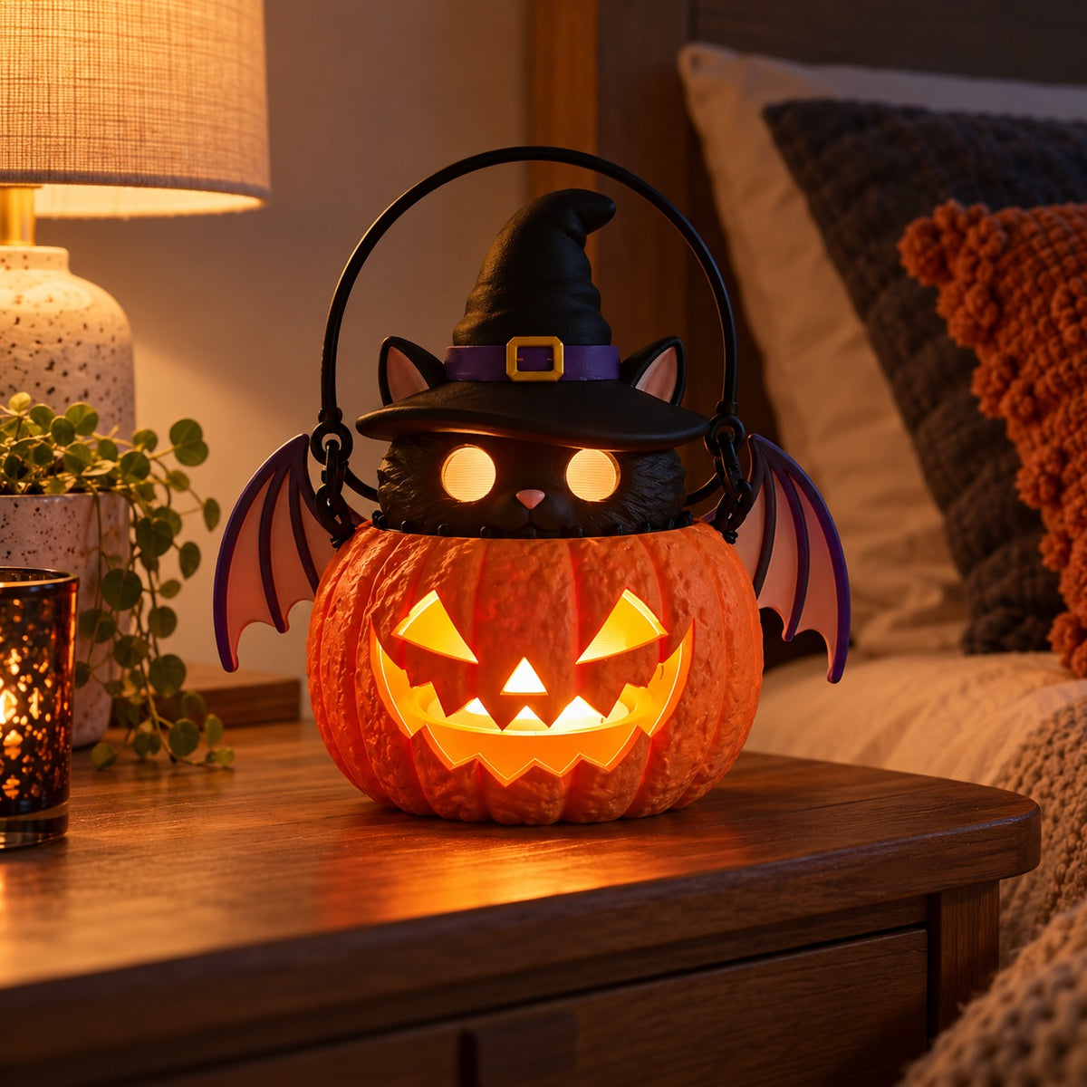 Pumpkin with Cat