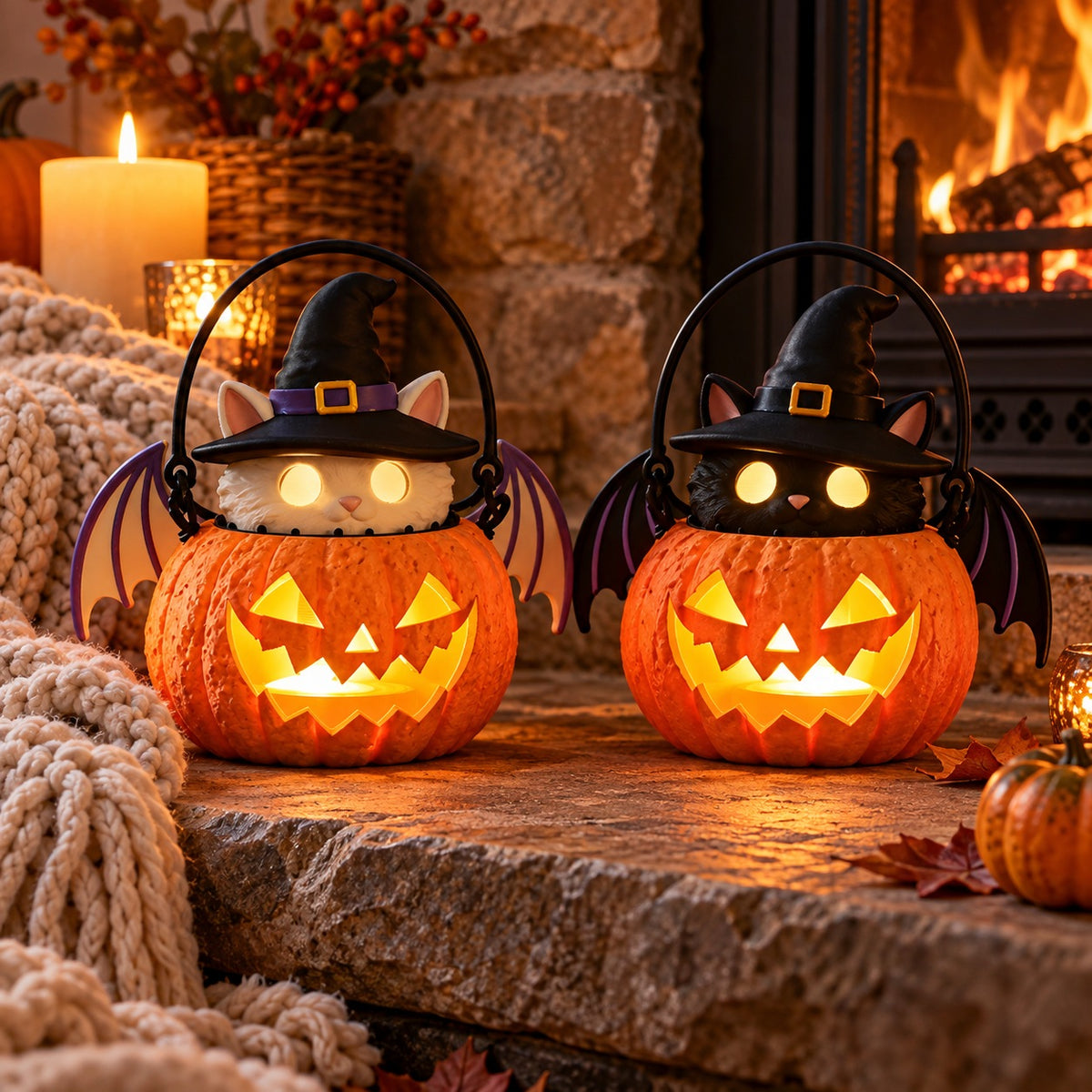 Pumpkin with Cat