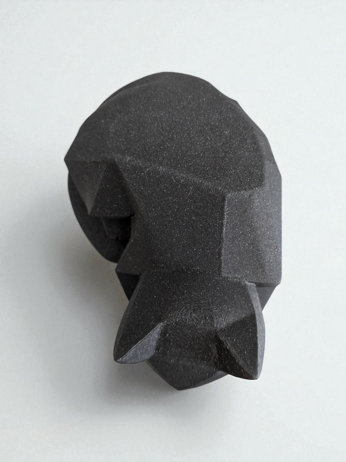 Low-Poly Kitten — Minimalist Cat Sculpture